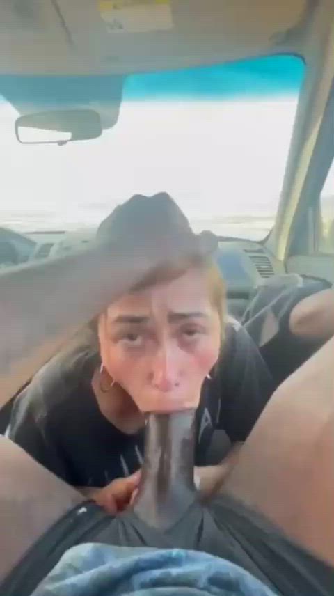 bbc blowjob car car sex face fuck interracial outdoor bbc-blowjob blowjobs gif