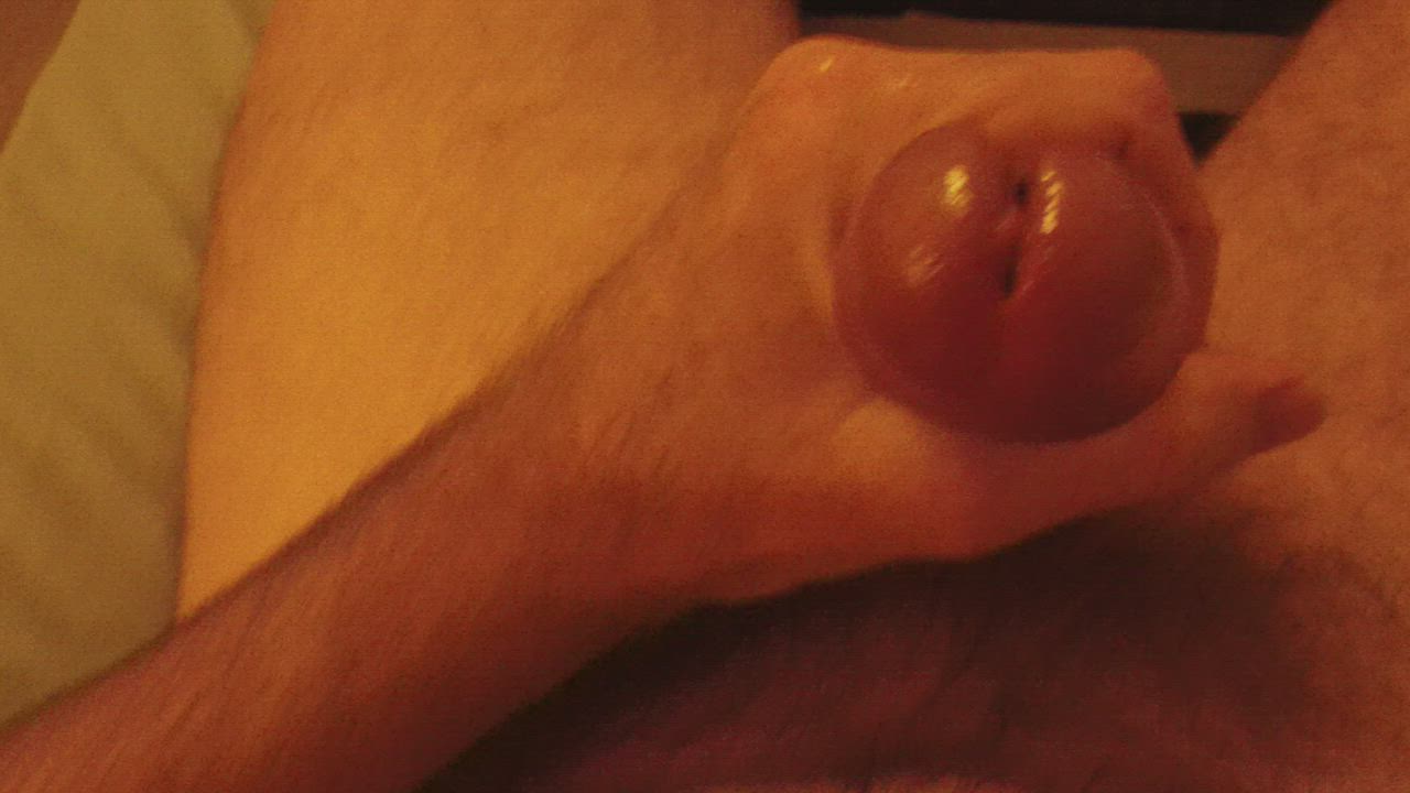 Love how big &amp; purple the head gets before I cum