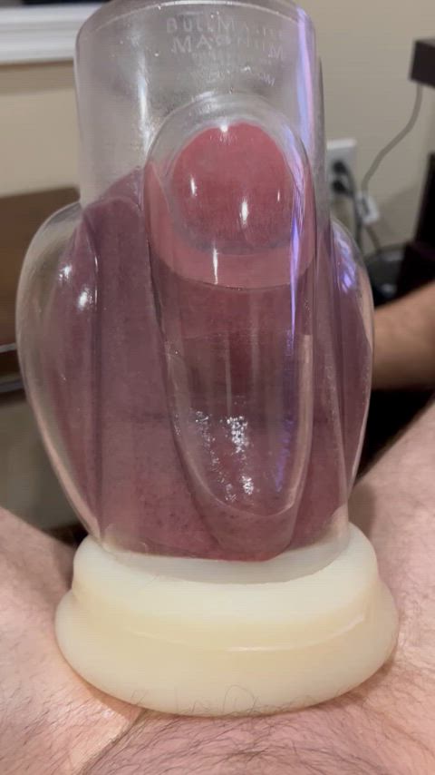amateur big balls male masturbation gif