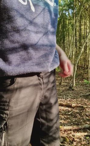 I just love being naked in nature