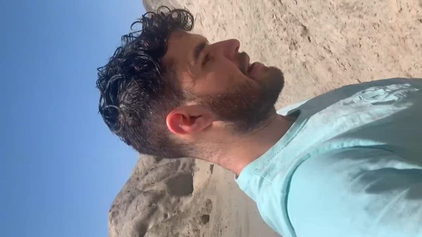 There is no better feeling than getting pounded on the beach