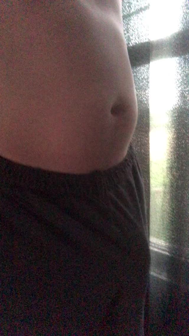 Neighbor is right outside. Maybe I should pull the curtain and let them watch me.
