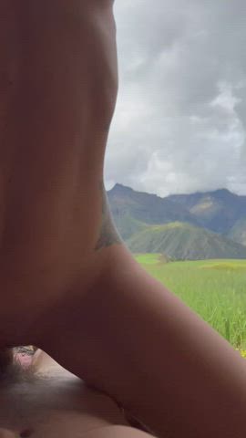 What a fucking view