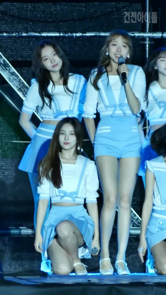 엘리스 소희 (ELRIS Sohui) 치렁 치렁 메이드 치마 짤티비 - JJTV.KR