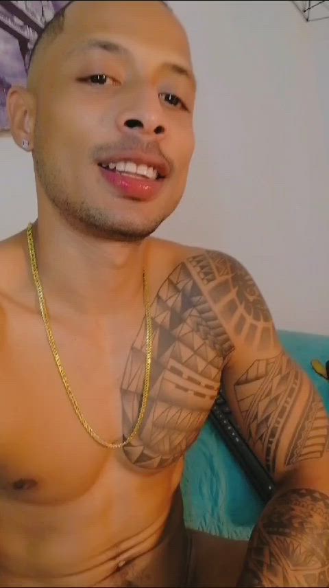 bbc bisexual gay latino muscles training tik-tok gif