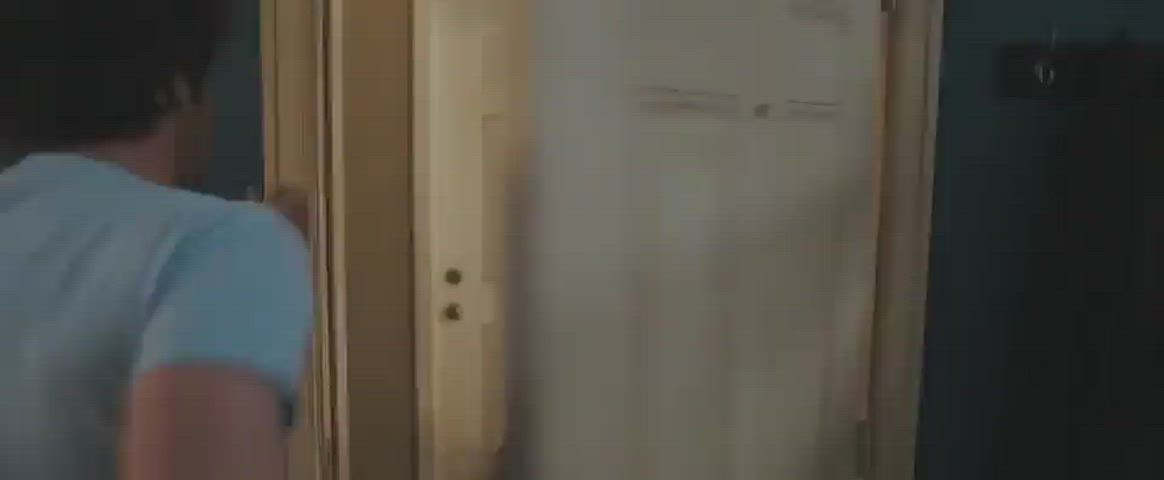 bed sex blonde celebrity cinema doggystyle erect nipples natural tits gif
