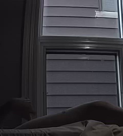 exhibitionism exhibitionist exposed masturbating neighbor spy voyeur watching gif