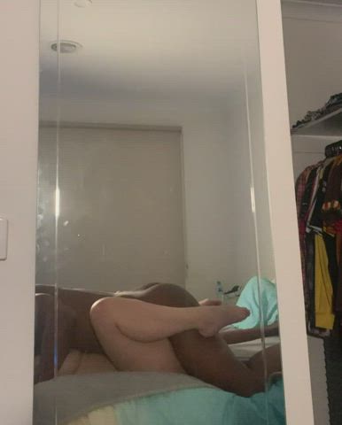 bbc interracial legs up mirror white girl gif