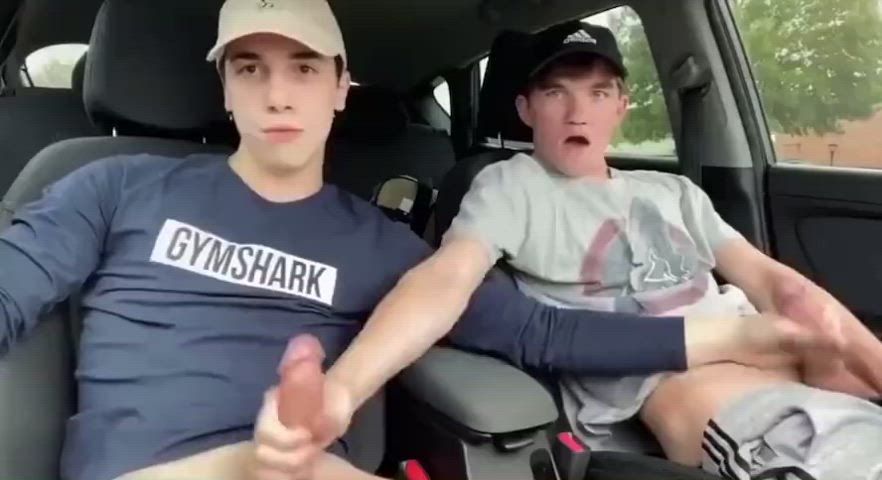 Having a little fun in the car