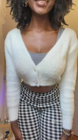 I hope when my tits pop out it makes you horny!
