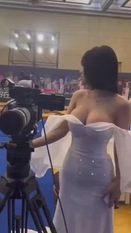 asian babe chinese cute korean model gif