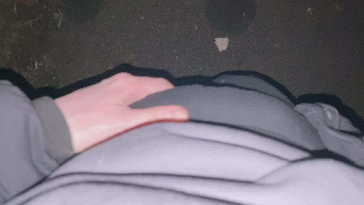 I got really horny on my late night walk...