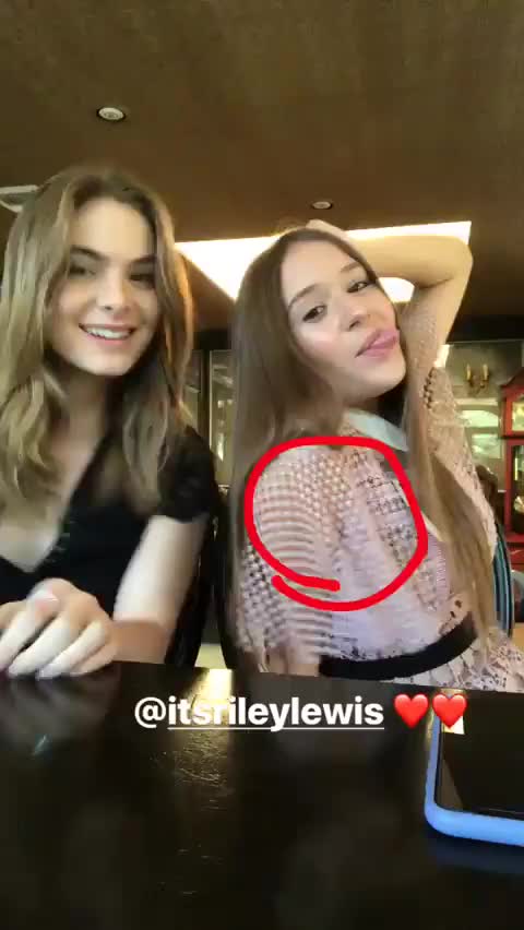 Brighton Sharbino and Riley Lewis