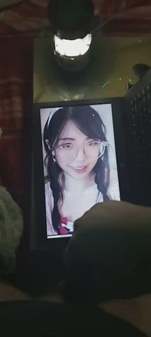 asian cum cumshot tribute gif