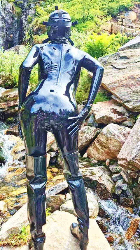 fetish latex latex gloves gif