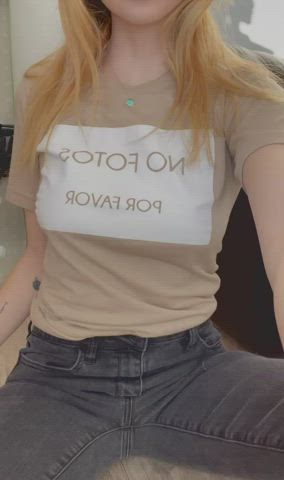 my tits are too hig for my petite body [drop] 🥺