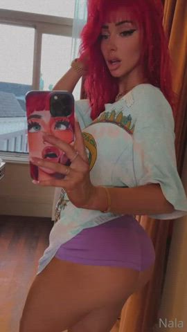 ass booty redhead gif