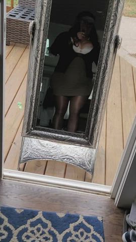 anal bareback big ass dildo nylon pantyhose pawg pussy trans gif