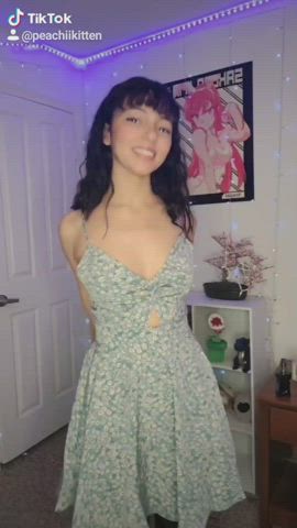 Amateur Cute Goddess Homemade Nude Pussy Teen TikTok Tits gif