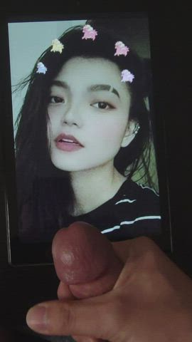 Cumming on my friend once again
