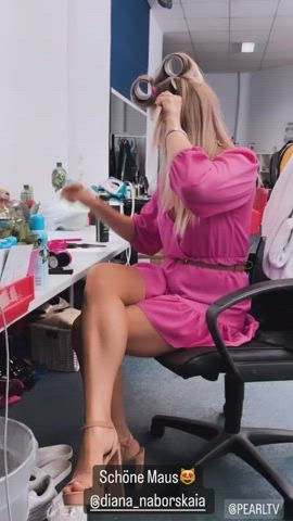 blonde german girls gif