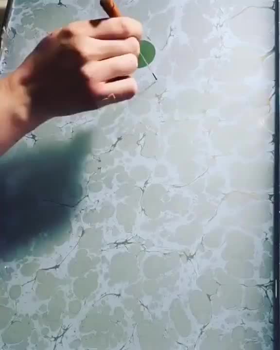 Gorgeous water Marbeling art