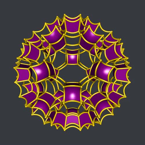 Hyperbolic truncated icosidodecahedral prism (great rhombicosidodecahedral prism,