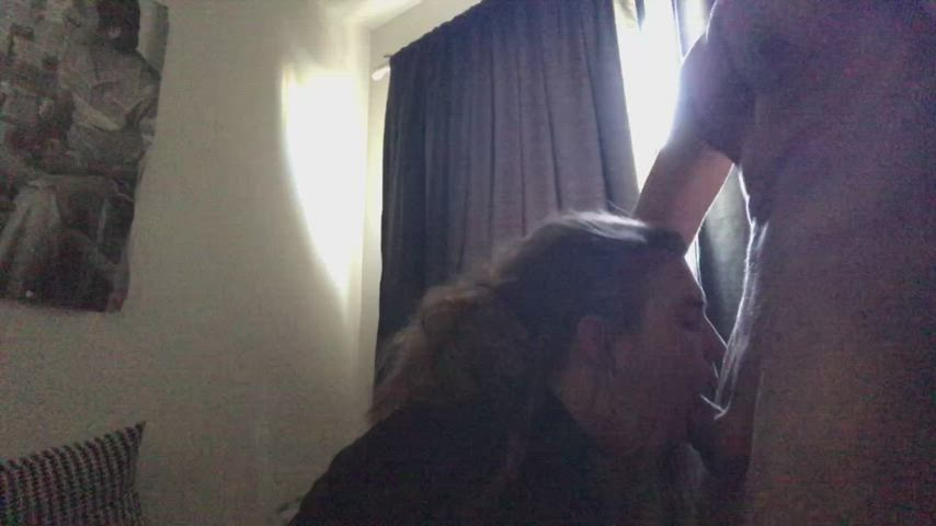 bull deepthroat hotwife teen gif