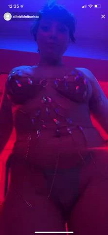 braless nipples see through clothing gif