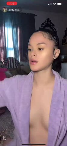accidental nipslip tiktok gif