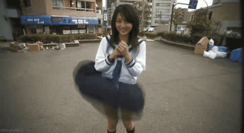 asian cute panties skirt gif