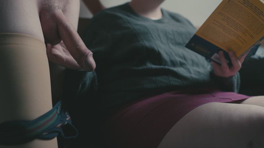 bored and ignored handjob pantyjob gif