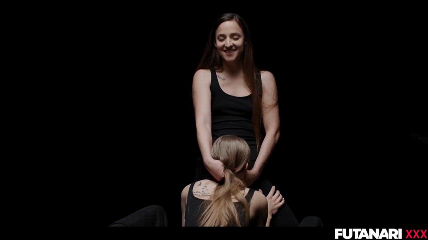 blowjob dominant futanari gif