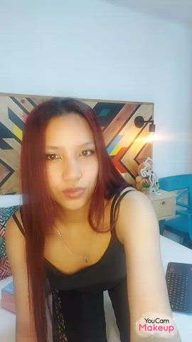 amateur brunette ebony latina webcam gif