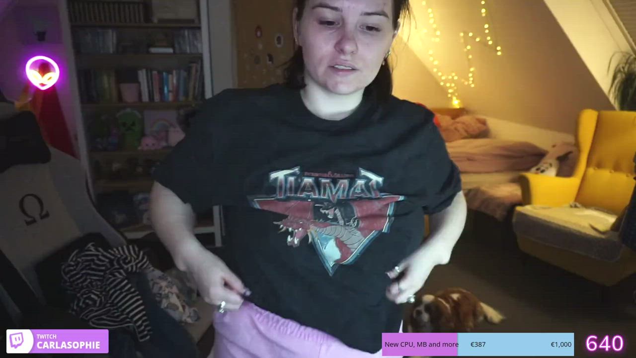 Accidental BBW Nipslip gif