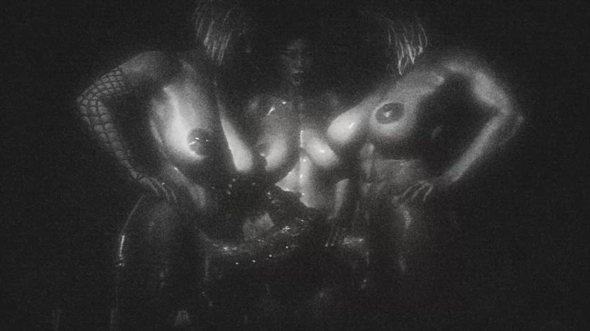 big balls big dick big tits futanari monster cock monster girl thick threesome gif