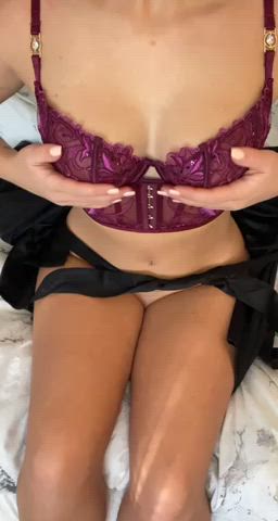 Playing with my boobs always makes me horny