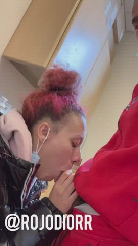 Sucking Dick At The Doctors Office💦🥼Almost Got Caught😳 #Full video in comments