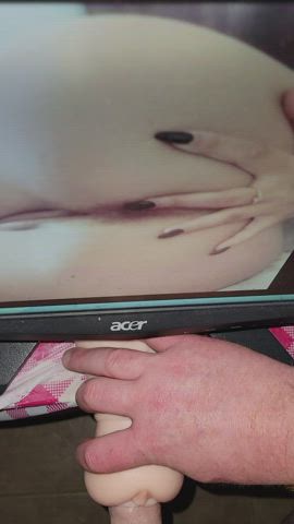 BWC Cock Masturbating gif
