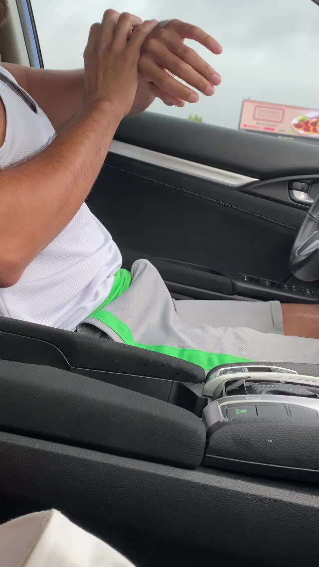 Explosion in the car
