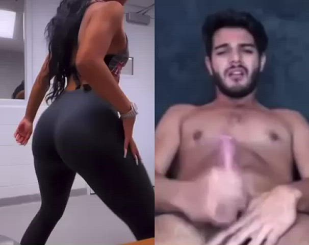 arab babecock big ass cumshot ebony nsfw twerking gif