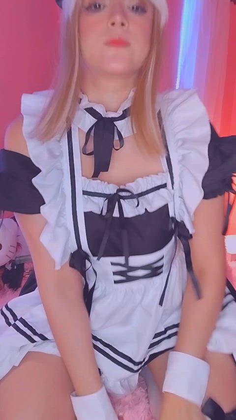anime big tits boobs camgirl cosplay cute hentai kawaii girl natural tits tits gif