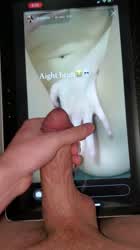Snap slut gets my cum