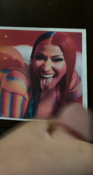 Big Ass Cumshot Long Tongue Nicki Minaj gif