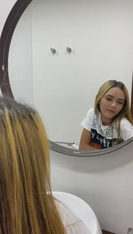 Ass Asshole Blonde Cute Latina Pantyhose Petite gif