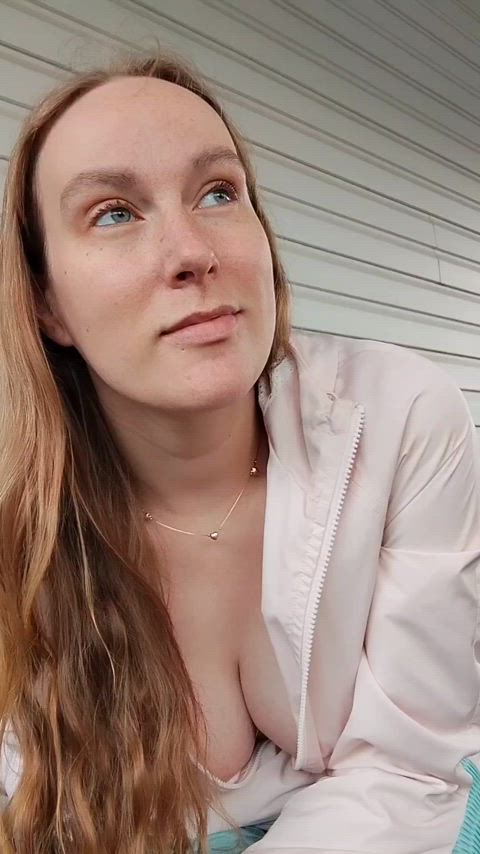 Literally chilling outside
