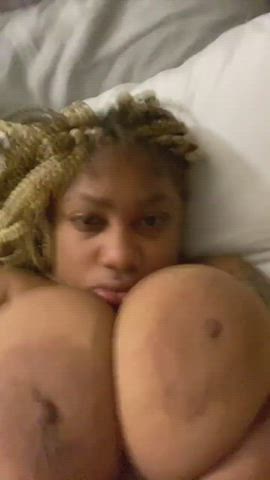 busty ebony nipples gif