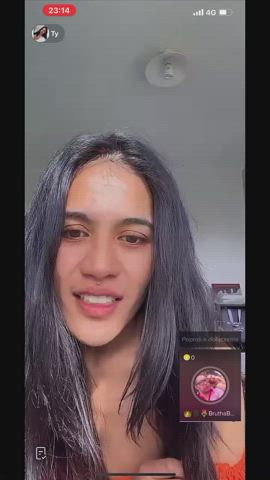 accidental nipple nipslip tiktok gif