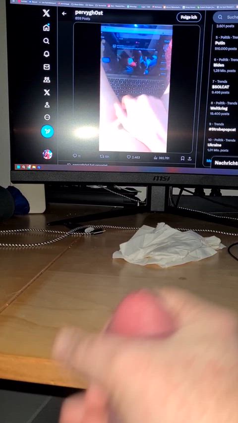 cum cumshot masturbating small cock small dick solo gif
