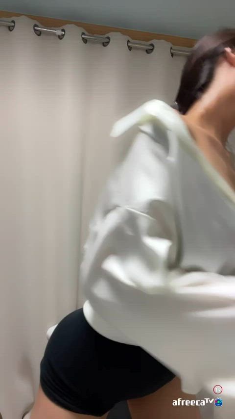 asian big tits cute korean oiled teen gif